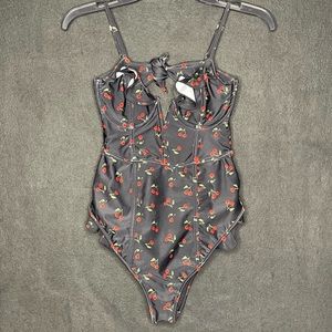 For Love & Lemons Black Mon Cheri Swimsuit